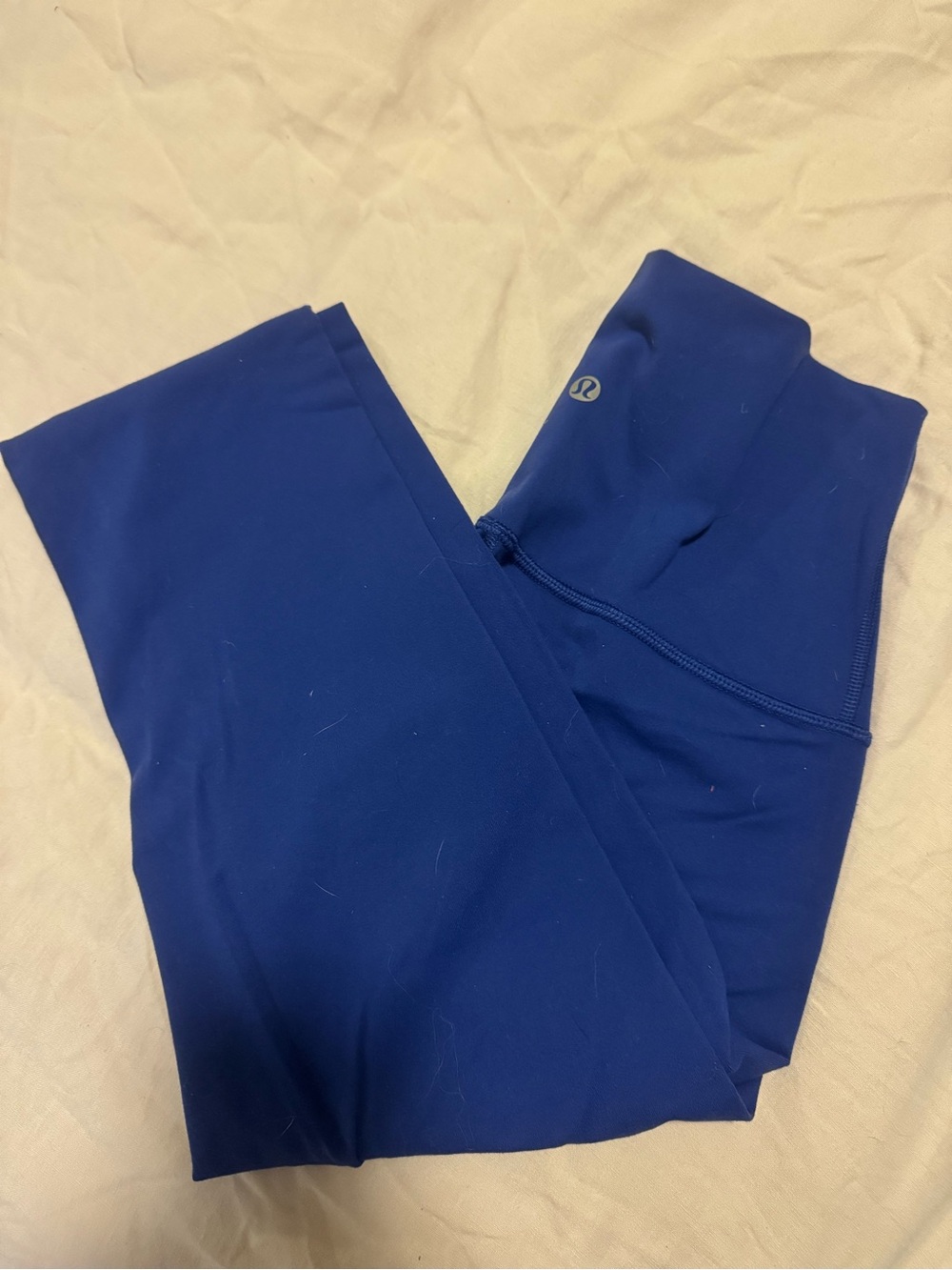lululemon athletica Blue High-Rise Leggings 7/8 wunder under